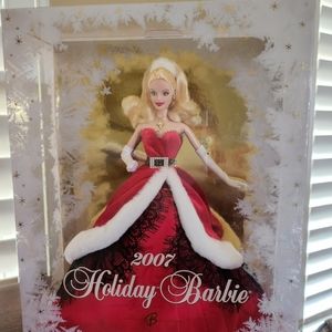 Barbie  2007 Holiday  Barbie NRFB New Condition